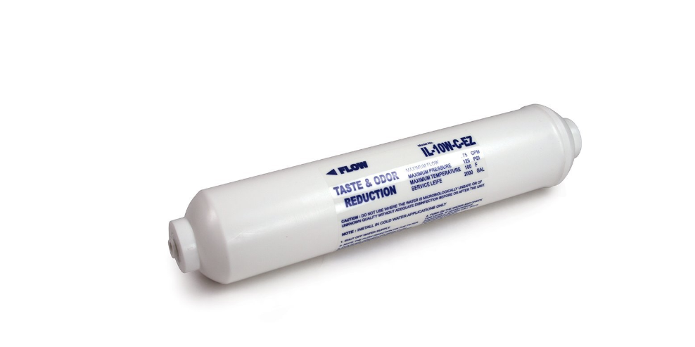 4-Stage 50GPD Reverse Osmosis System - Replacement Products - Carbon Post-Filter - 1/4 - IL-10W-C-EZ