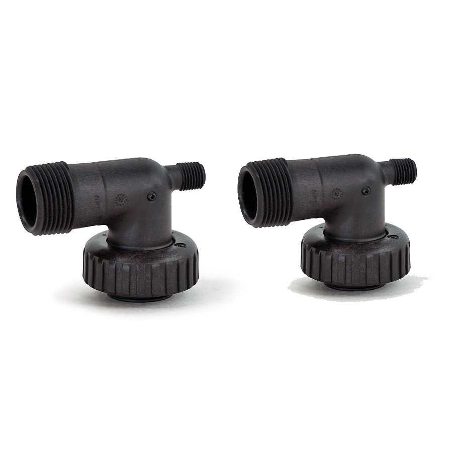 1" PVC MIPT Elbow Adapters Set of 2