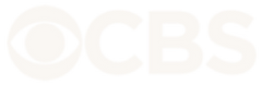 CBS logo in white with circular eye symbol.