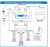 4-Stage 50GPD Reverse Osmosis System - Replacement Products - Membrane Housing
