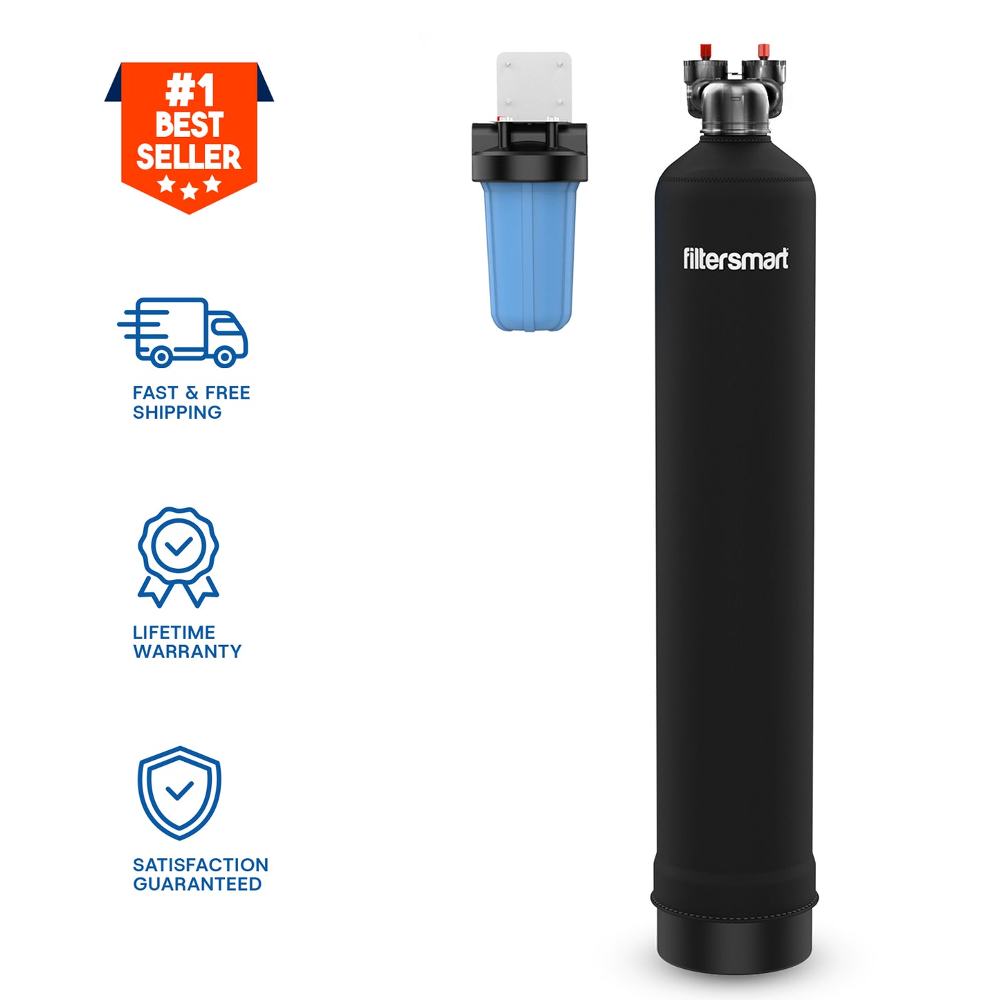 Salt-Free Water Softener Alternative  System, Saltless Water Conditioner   - FS500
