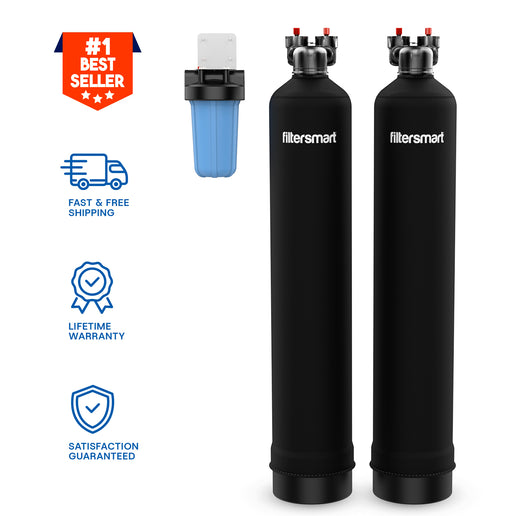 Whole House Water Filter & Salt-Free Softener Alternative  Combo - FS1500