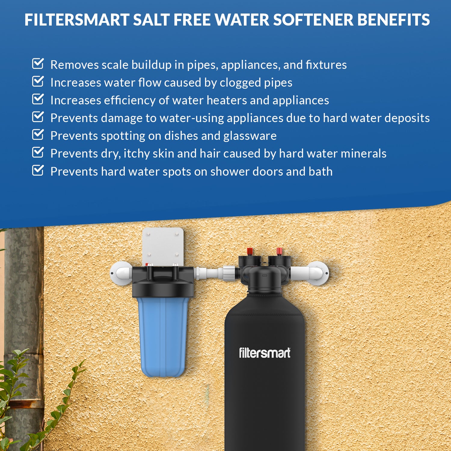 water softener and house plants Salt Free Water Softener For Whole House | Water Conditioner | Saltless Water Softener