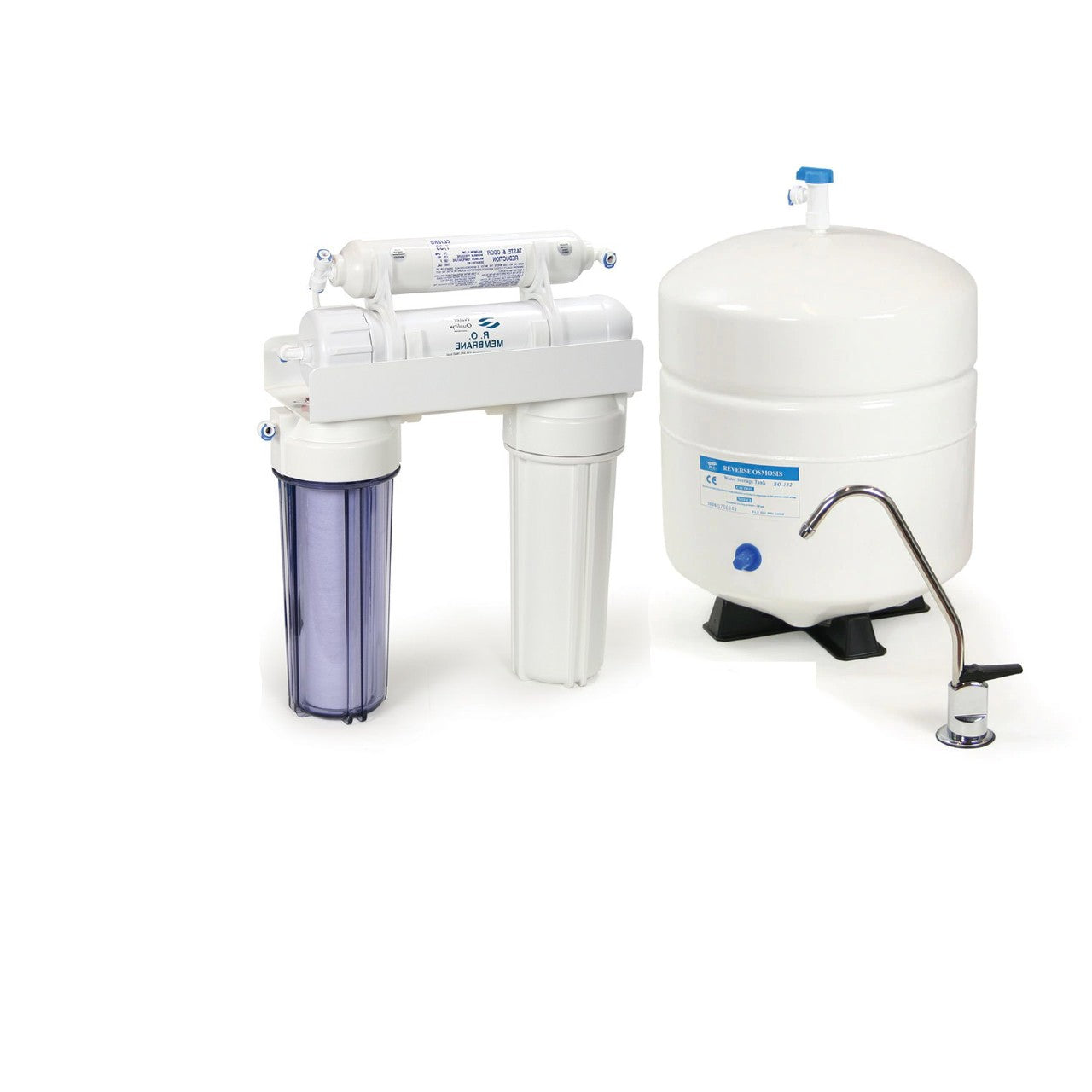 4-Stage 50GPD Reverse Osmosis System